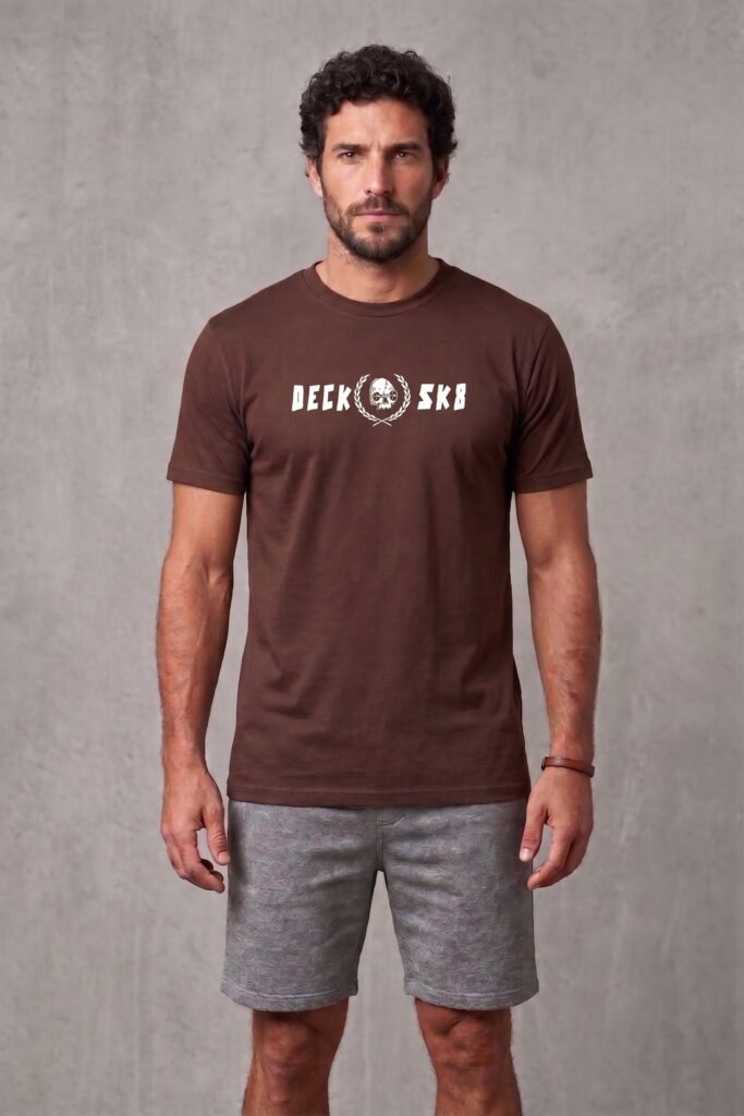 Remeras Regular Fit Brown - DECK