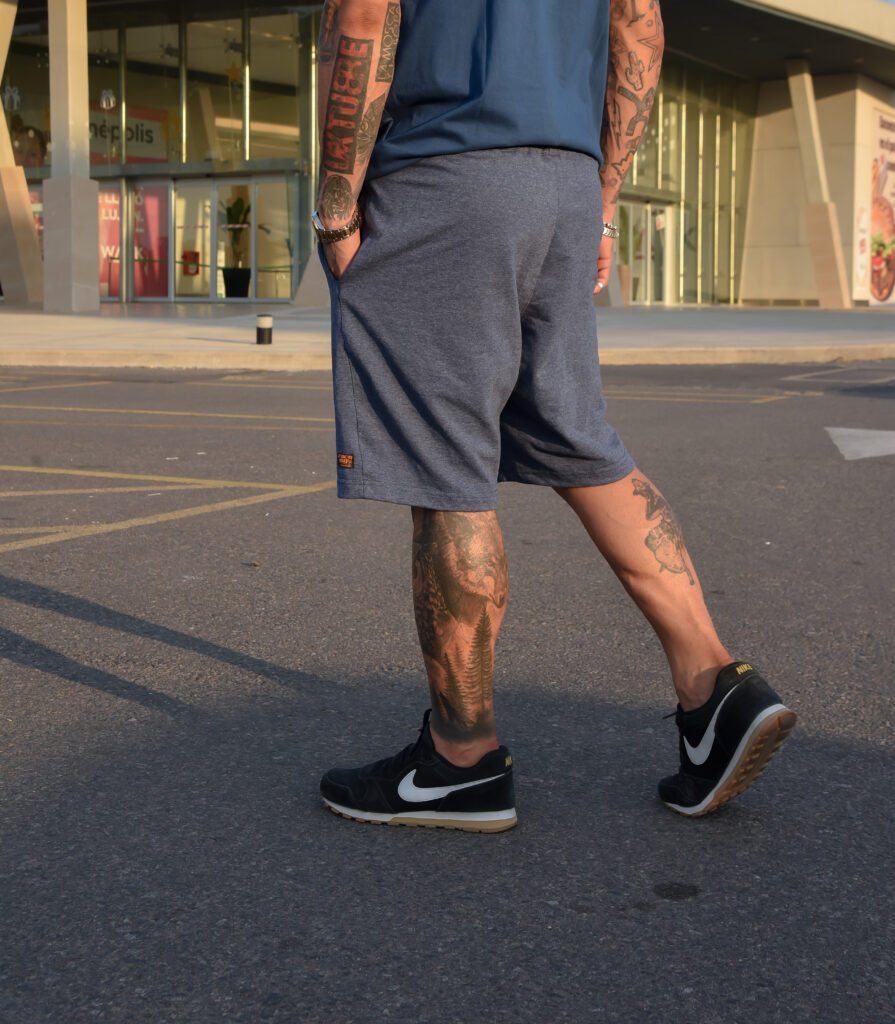 Bermudas Jogging - AZUL SNOW