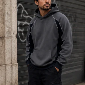 Buzo Sport Oversize GREY & BLUE