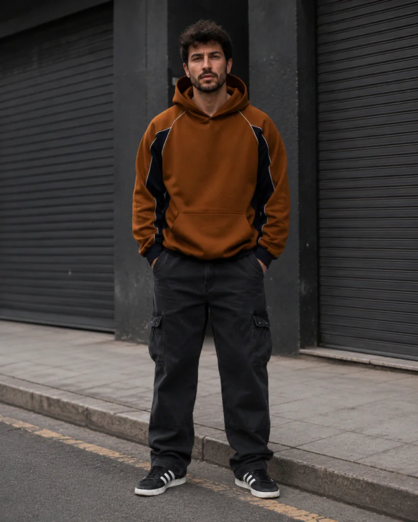Buzo Sport Oversize BROWN & BLACK