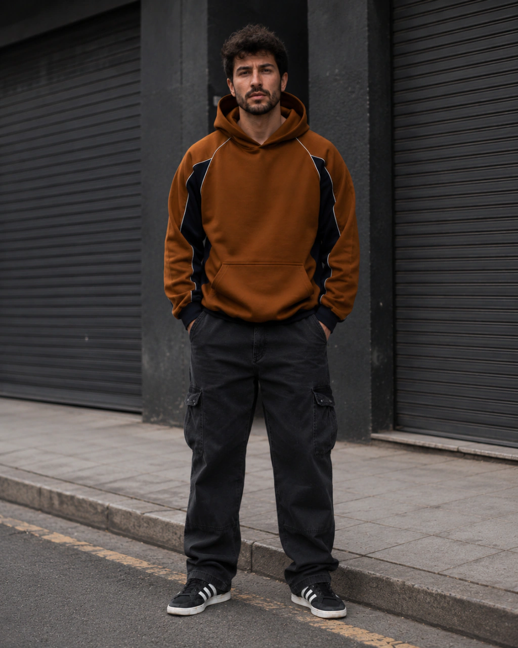 Buzo Sport Oversize BROWN & BLACK
