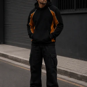 Buzo Sport Oversize BLACK & BROWN