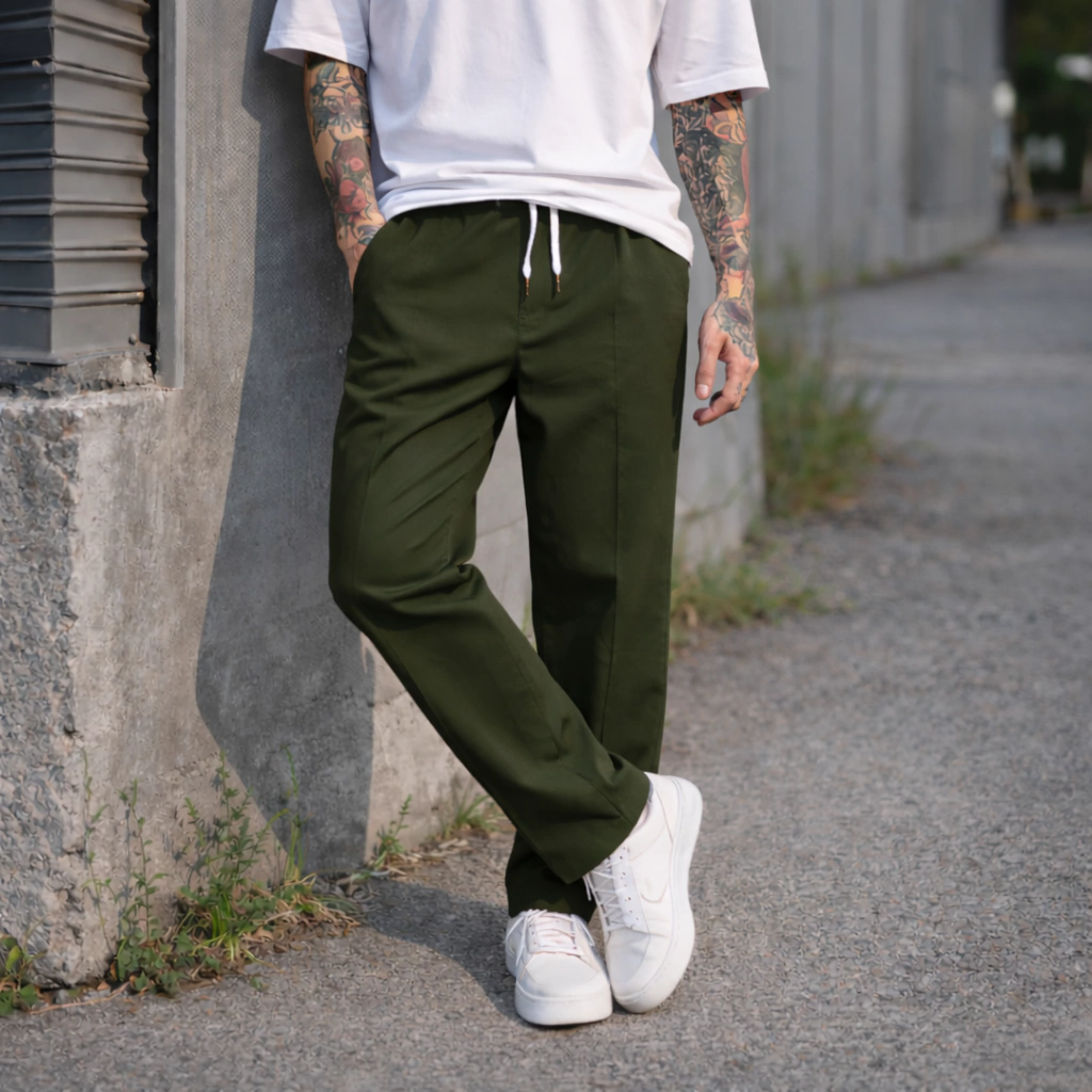 Pantalon Jogger Sastrero VERDE MILITAR