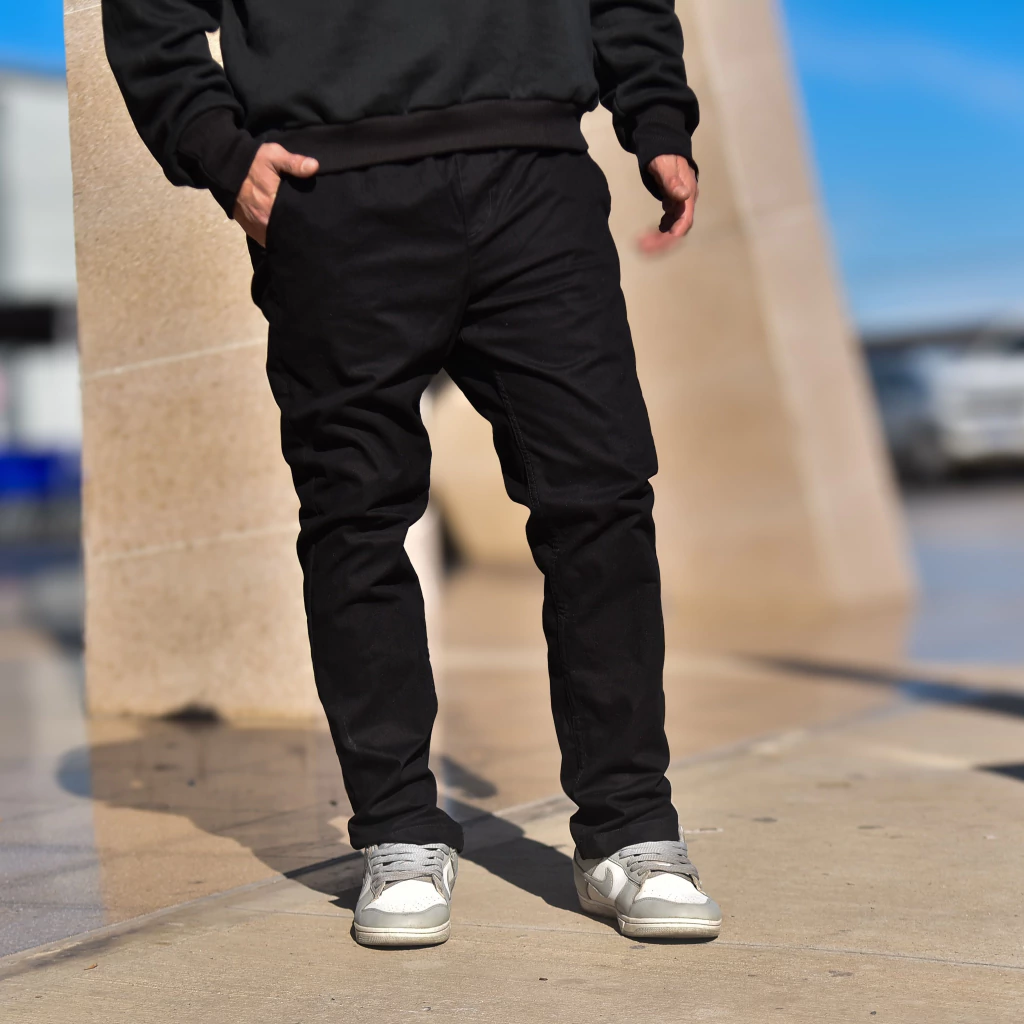 Pantalon Jogger Relaxed - BLACK